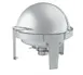 Vollrath T3505 Chafer – 7‑Qt, 19" W x 22" D x 19" H, Roll Top, Water & Food Pans, 2 Fuel Holders 1 image