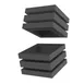 Vollrath V904600 Cubic Stackable Cube, 9-1/16" x 9-1/16" x 6-1/2", Wood, Black 1 image