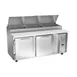 Victory VPP72HC 72" 2-Section Refrigerated Pizza Prep Table w/ 2 Doors, 22.77 cu. ft. 1 image