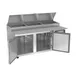 Victory VPP72HC 72" 2-Section Refrigerated Pizza Prep Table w/ 2 Doors, 22.77 cu. ft. 4 image