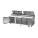 Victory VPP93HC 93" 3-Section Refrigerated Pizza Prep Table w/ 3 Doors, 31.5 cu. ft. 5 image
