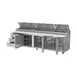 Victory VPPD119HC-3 118" 4-Section Refrigerated Pizza Prep Table w/ 3 Doors & 3 Drawers 5 image