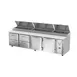 Victory VPPD119HC-4 118" 4-Section Refrigerated Pizza Prep Table w/ 2 Doors & 4 Drawers 3 image