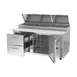 Victory VPPD67HC-2 67" 2-Section Refrigerated Pizza Prep Table w/ 1 Door & 2 Drawers 5 image