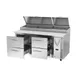 Victory VPPD67HC-4 67" 2-Section Refrigerated Pizza Prep Table w/ 4 Drawers, 20.68 cu. ft. 5 image