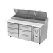 Victory VPPD67HC-6 67"2-Section Refrigerated Pizza Prep Table w/ 6 Drawers, 20.68 cu. ft. 3 image