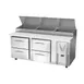Victory VPPD72HC-4 72" 2-Section Refrigerated Pizza Prep Table w/ 4 Drawers, 22.77 cu. ft. 3 image