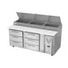 Victory VPPD72HC-6 72" 2-Section Refrigerated Pizza Prep Table w/ 6 Drawers, 22.77 cu. ft. 3 image