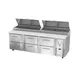 Victory VPPD93HC-6 93" 3-Section Refrigerated Pizza Prep Table w/ 6 Drawers, 31.5 cu. ft. 3 image