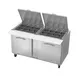 Victory VSP60HC-24B 60" Mega Top Sandwich/Salad Prep Table w/ 2 Doors, 24 Pans 3 image