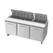 Victory VSP72HC-18 72" Three Section Sandwich / Salad Prep Table w/ 3 Doors, 18 Pans 3 image