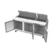 Victory VSP72HC-18 72" Three Section Sandwich / Salad Prep Table w/ 3 Doors, 18 Pans 5 image