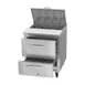 Victory VSPD27HC-08-2 27" One Section Sandwich / Salad Prep Table w/ 2 Drawers, 8 Pans 5 image