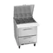 Victory VSPD27HC-12B-2 27" Mega Top Sandwich/Salad Prep Table w/ 2 Drawers, 12 Pans 1 image