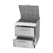 Victory VSPD27HC-12B-2 27" Mega Top Sandwich/Salad Prep Table w/ 2 Drawers, 12 Pans 5 image