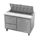 Victory VSPD48HC-12-2 48" Sandwich / Salad Prep Table w/ 2 Drawers & 1 Door, 12 Pans 3 image