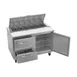Victory VSPD48HC-12-2 48" Sandwich / Salad Prep Table w/ 2 Drawers & 1 Door, 12 Pans 4 image
