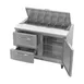 Victory VSPD48HC-12-2 48" Sandwich / Salad Prep Table w/ 2 Drawers & 1 Door, 12 Pans 5 image