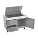 Victory VSPD48HC-18B-2 48" Mega Top Sandwich/Salad Prep Table w/ 2 Drawers & 1 Door, 18 Pans 4 image