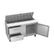Victory VSPD60HC-16-2 60" Sandwich / Salad Prep Table w/ 2 Drawers & 1 Door, 16 Pans 4 image