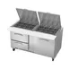Victory VSPD60HC-24B-2 60" Mega Top Sandwich/Salad Prep Table w/ 2 Drawers & 1 Door, 24 Pans 3 image