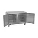 Victory VUF48HC 48" 2-Door Undercounter Freezer, Stainless Steel Exterior, 11 cu. ft. 4 image