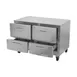Victory VUFD48HC-4 48" 4-Drawer Undercounter Freezer, Stainless Steel Exterior, 11 cu. ft., V‑Core™ 1/2 HP 5 image