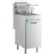 Vulcan 1VEG50M Full Pot Floor Model Gas Fryer w/ 50-lb Capacity, Twin Baskets, Millivolt Thermostat 1 image