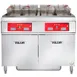 Vulcan 2ER50CF Electric Floor Fryer with Built-In Filter and Computer Controls, (2) 50 lb. Fryers 2 image