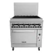 Vulcan 36R-36CBP 36" LP Gas Restaurant Range w/ 36" Full Charbroiler, (1) Refrigerated / Freezer Base, 96.000 BTU  2 image
