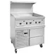 Vulcan 36R-36GT 36" Gas Restaurant Range, 36" Full Griddle w/ Thermostatic Controls, (1) Refrigerated / Freezer Base, 60.000 BTU 1 image