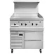 Vulcan 36R-36GT 36" Gas Restaurant Range, 36" Full Griddle w/ Thermostatic Controls, (1) Refrigerated / Freezer Base, 60.000 BTU 2 image