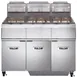 Vulcan 3GR65MF 63" Multiple Battery Gas Fryer w/ (3) 70-lb Frypots, Filtration System, Twin Baskets 1 image