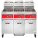 Vulcan 3TR65DF 63" Powerfry3™ Multiple Battery Gas Fryer w/ (3) 70-lb Frypots, Filtration System 1 image
