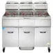 Vulcan 3VK65AF 63" Powerfry5™ Multiple Battery Gas Fryer w/ (3) 70 lbs, Frypots, Filtration System 1 image