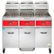 Vulcan 3VK85DF 63" Powerfry5™ Multiple Battery Gas Fryer w/ (3) 90 lbs, Frypots, Filtration System 1 image