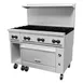 Vulcan 48S-8B 48" Gas Restaurant Range w/ (8) Open Burners, (1) Standard Oven, (1) Cabinet Base, 275.000 BTU 1 image