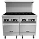 Vulcan 48SS-8B 48" Gas Restaurant Range w/ (8) Open Burners, (2) Standard Ovens, 286.000 BTU 2 image
