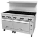 Vulcan 60SC-10B 60" Gas Restaurant Range w/ (10) Open Burners, (1) Standard Oven, (1) Convection Oven, 358.000 BTU 1 image