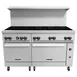 Vulcan 60SC-10B 60" Gas Restaurant Range w/ (10) Open Burners, (1) Standard Oven, (1) Convection Oven, 358.000 BTU 2 image
