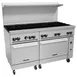 Vulcan 60SC-10B 60" Gas Restaurant Range w/ (10) Open Burners, (1) Standard Oven, (1) Convection Oven, 358.000 BTU 3 image
