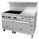 Vulcan 60SS-6B24G 60" Gas Restaurant Range w/ (6) Open Burners, 24" Griddle Right, (2) Standard Ovens, 278.000 BTU 3 image