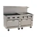 Vulcan 72CC-6B36GT 72" Gas Restaurant Range w/ (6) Open Burners, 36" Griddle Right w/ Thermostatic Controls, (2) Convection Ovens, 310.000 BTU 1 image