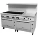 Vulcan 72CC-8B24G 72" Gas Restaurant Range w/ (8) Open Burners, 24" Griddle Right, (2) Convection Ovens, 350.000 BTU 3 image