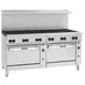 Vulcan 72RS-12B 72" Gas Restaurant Range w/ (12) Open Burners, (1) Standard Oven, (1) Refrigerated / Freezer, 395.000 BTU 2 image