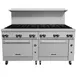 Vulcan 72SC-12B 72" Gas Restaurant Range w/ (12) Open Burners, (1) Standard Oven, (1) Convection Oven, 430.000 BTU 2 image