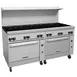 Vulcan 72SS-12B 72" Gas Restaurant Range w/ (12) Open Burners, (2) Standard Ovens, 430.000 BTU 1 image