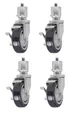 Vulcan CASTERS-VULSCR-6IN Set of 4 Adjustable Casters, 6" Overall Height 1 image