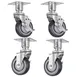 Vulcan CASTERS-PLTMNT Set of 4 Adjustable Casters, 6" Overall Height 1 image