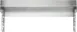Vulcan STUB4-XL36 36" x 4" Stainless Steel Backguard Flue Riser for 36" Ranges, without Shelves 1 image